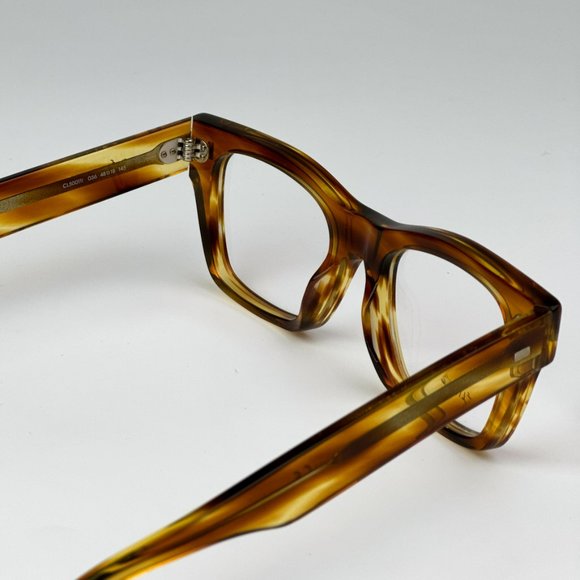 Celine CL50011I 056 BRAND NEW Eyeglasses Striped Honey Havana Square Women - Picture 9 of 11